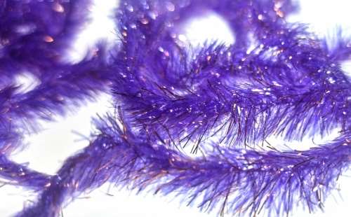 Semperfli Copper Tinsel Fleck 15mm Large Purple